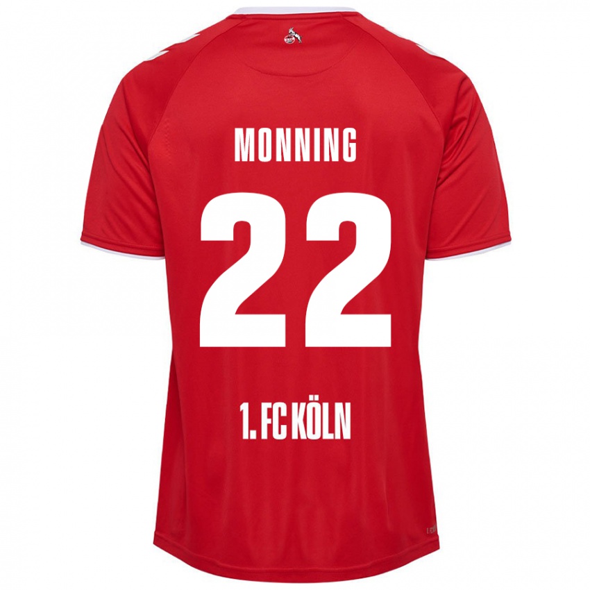 Homem Camisola Marlon Monning #22 Branco Vermelho Alternativa 2024/25 Camisa Brasil