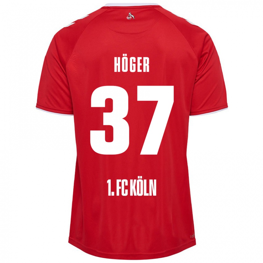 Homem Camisola Marco Höger #37 Branco Vermelho Alternativa 2024/25 Camisa Brasil