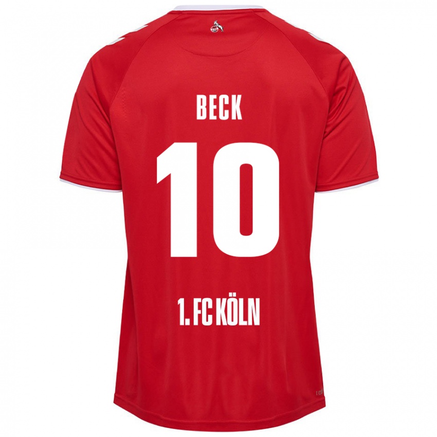 Homem Camisola Sharon Beck #10 Branco Vermelho Alternativa 2024/25 Camisa Brasil