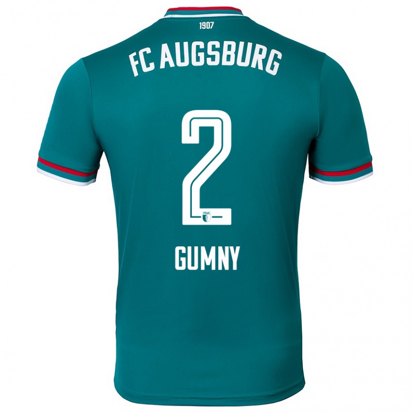 Homem Camisola Robert Gumny #2 Verde Escuro Alternativa 2024/25 Camisa Brasil