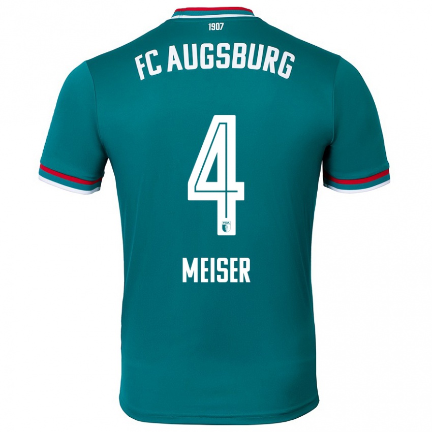 Homem Camisola Felix Meiser #4 Verde Escuro Alternativa 2024/25 Camisa Brasil