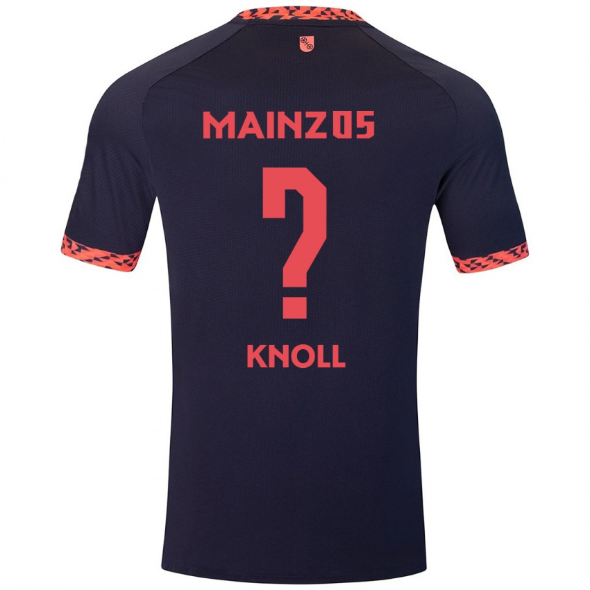 Homem Camisola Max Knoll #0 Azul Coral Vermelho Alternativa 2024/25 Camisa Brasil