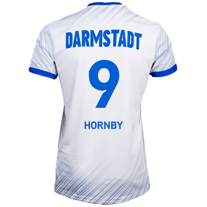 Homem Camisola Fraser Hornby #9 Azul Branco Alternativa 2024/25 Camisa Brasil