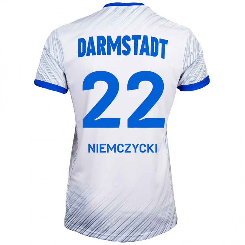 Homem Camisola Karol Niemczycki #22 Azul Branco Alternativa 2024/25 Camisa Brasil