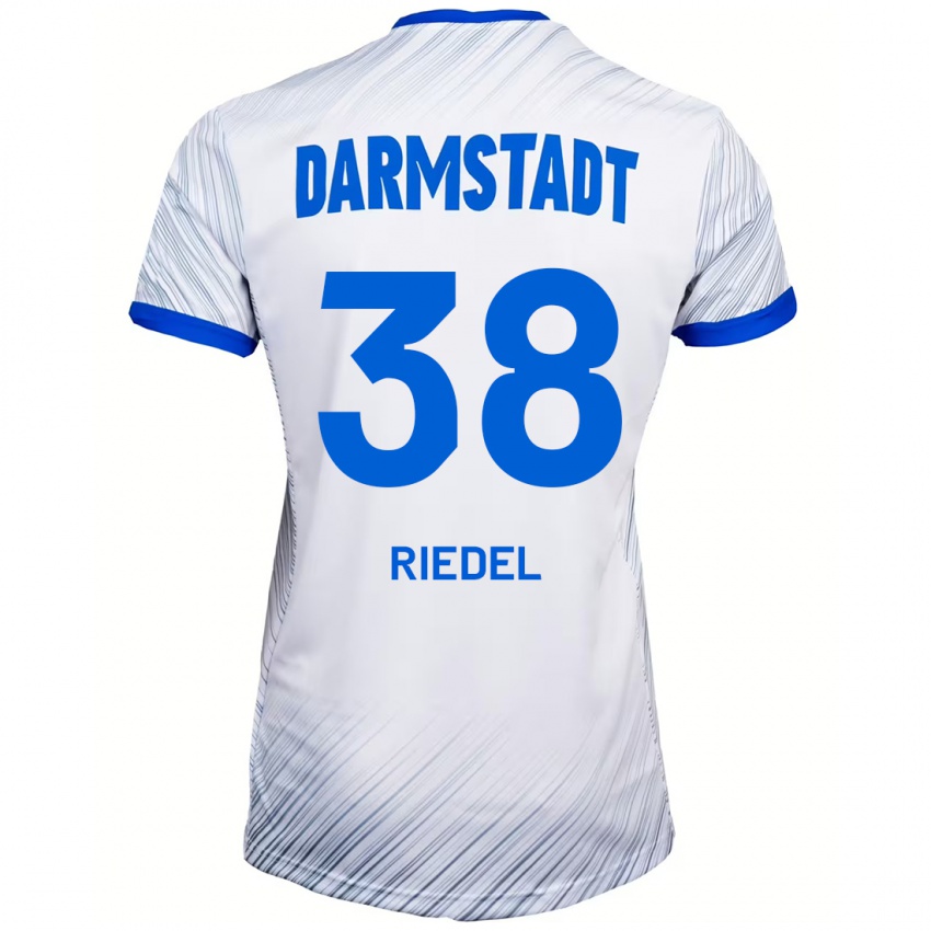 Homem Camisola Clemens Riedel #38 Azul Branco Alternativa 2024/25 Camisa Brasil