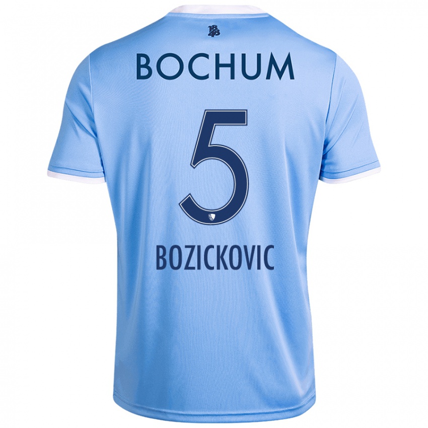 Homem Camisola Niko Bozickovic #5 Celeiro Azul Alternativa 2024/25 Camisa Brasil