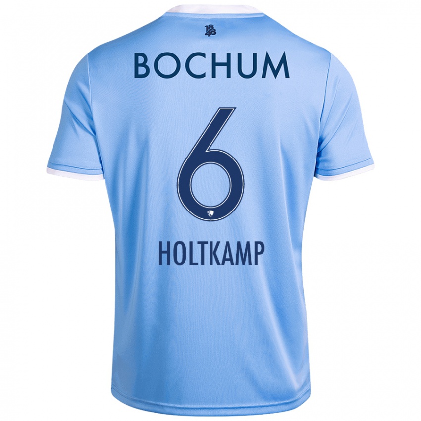 Homem Camisola Lars Holtkamp #6 Celeiro Azul Alternativa 2024/25 Camisa Brasil