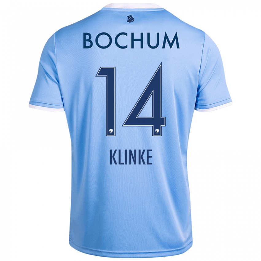 Homem Camisola Niklas Klinke #14 Celeiro Azul Alternativa 2024/25 Camisa Brasil