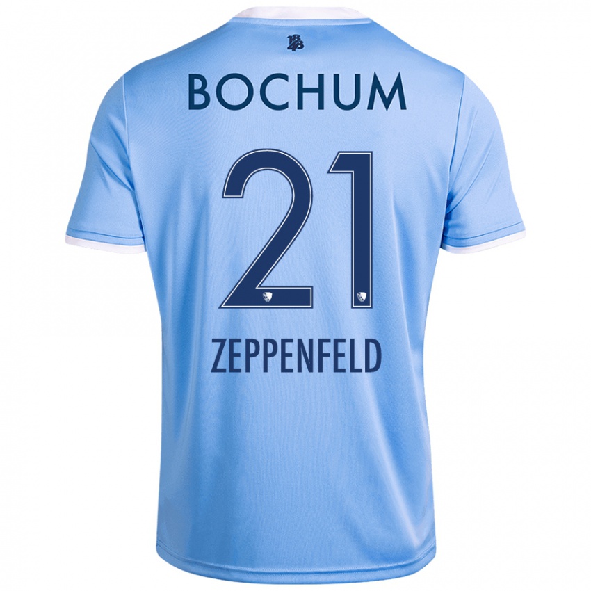 Homem Camisola Paul Zeppenfeld #21 Celeiro Azul Alternativa 2024/25 Camisa Brasil