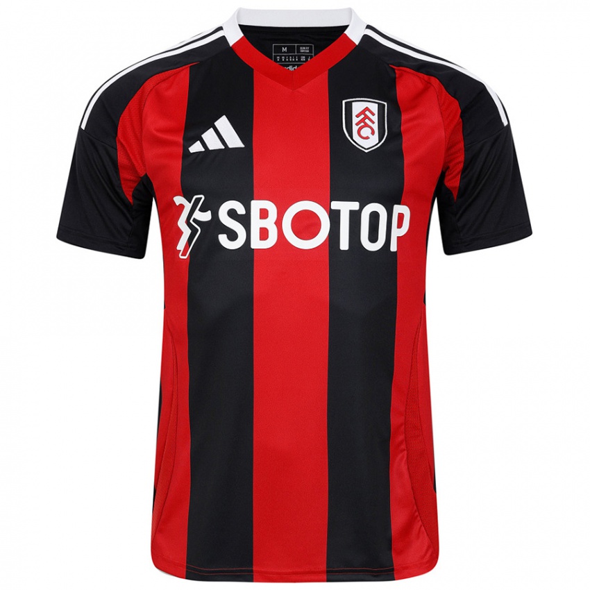 Homem Camisola Ryan Sessegnon #30 Vermelho Preto Alternativa 2024/25 Camisa Brasil