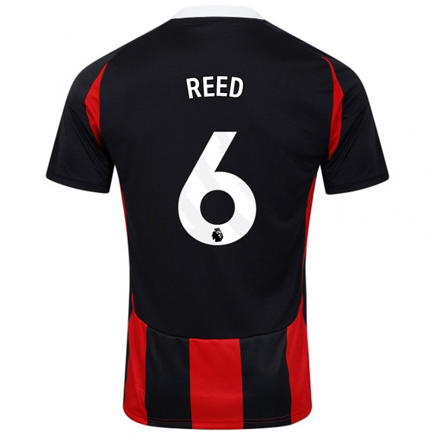 Homem Camisola Harrison Reed #6 Vermelho Preto Alternativa 2024/25 Camisa Brasil