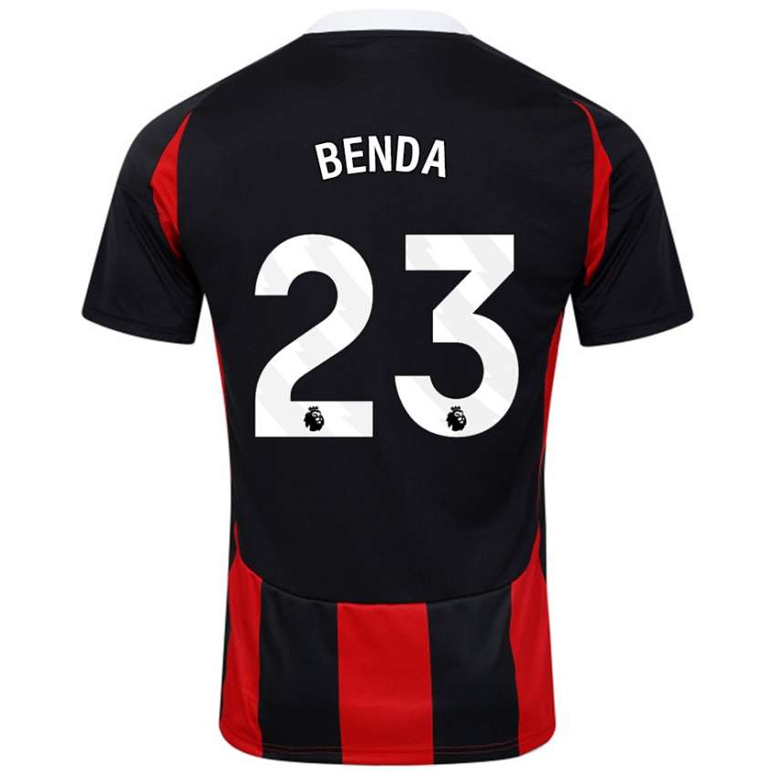 Homem Camisola Steven Benda #23 Vermelho Preto Alternativa 2024/25 Camisa Brasil