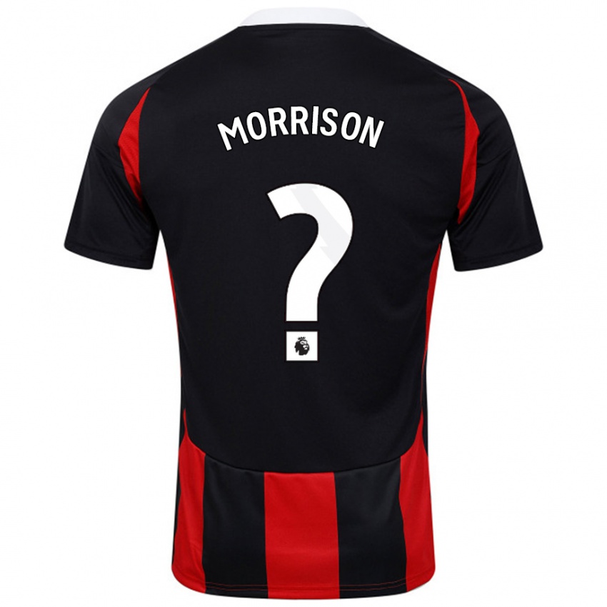 Homem Camisola Kymarley Morrison #0 Vermelho Preto Alternativa 2024/25 Camisa Brasil