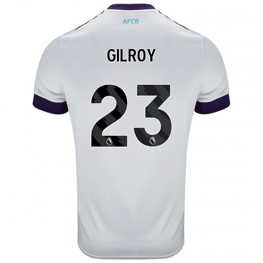 Homem Camisola Chloe Gilroy #23 Roxo Verde Branco Alternativa 2024/25 Camisa Brasil