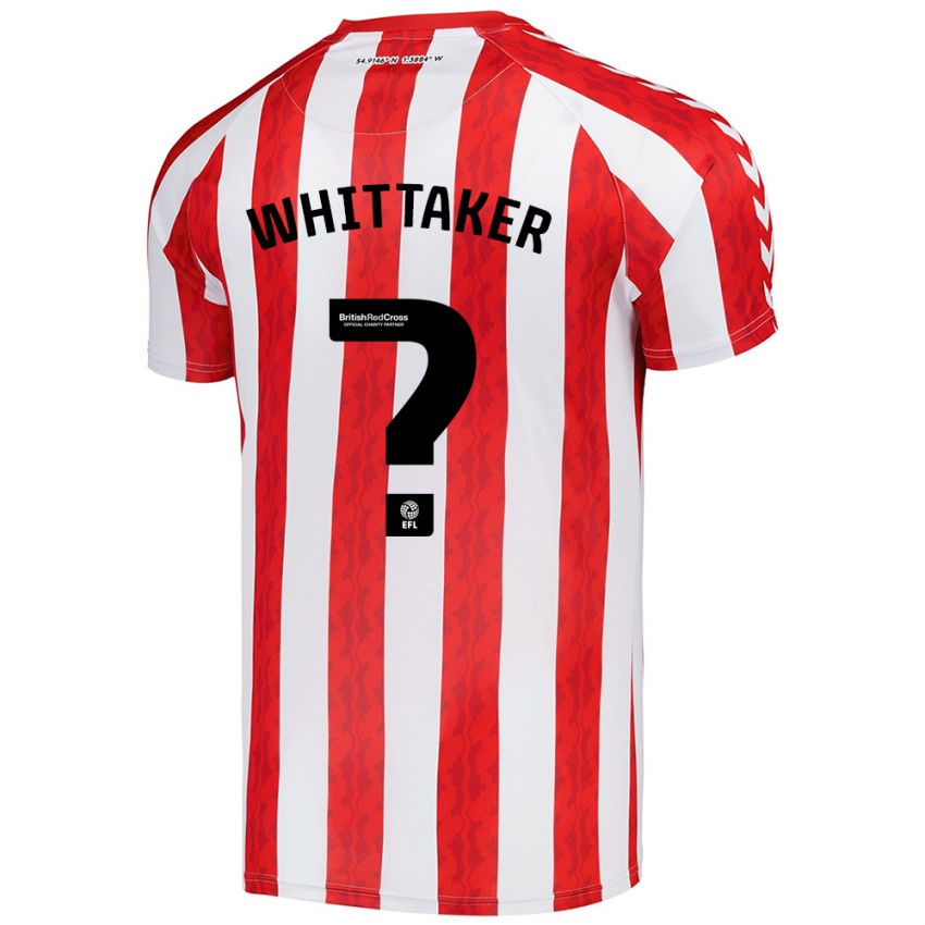 Mulher Camisola Jack Whittaker #0 Vermelho Branco Principal 2024/25 Camisa Brasil