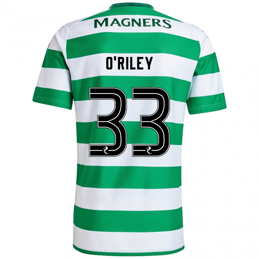 Mulher Camisola Matt O'riley #33 Branco Verde Principal 2024/25 Camisa Brasil