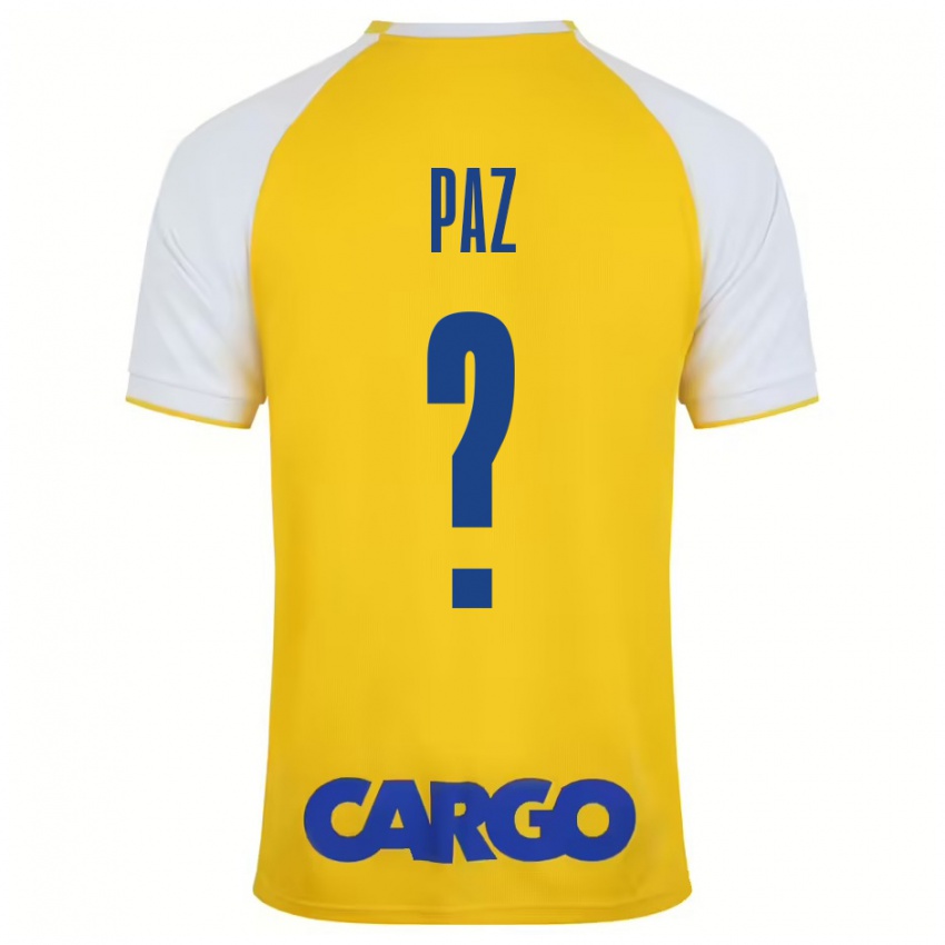 Mulher Camisola Jonathan Paz #0 Branco Amarelo Principal 2024/25 Camisa Brasil