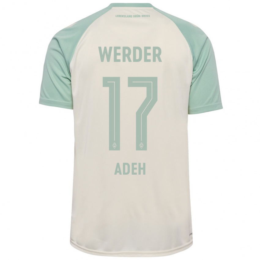 Mulher Camisola Bob-Ignatius Adeh #17 Verde Claro Off-White Alternativa 2024/25 Camisa Brasil