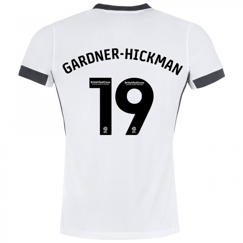 Mulher Camisola Taylor Gardner-Hickman #19 Preto Branco Alternativa 2024/25 Camisa Brasil