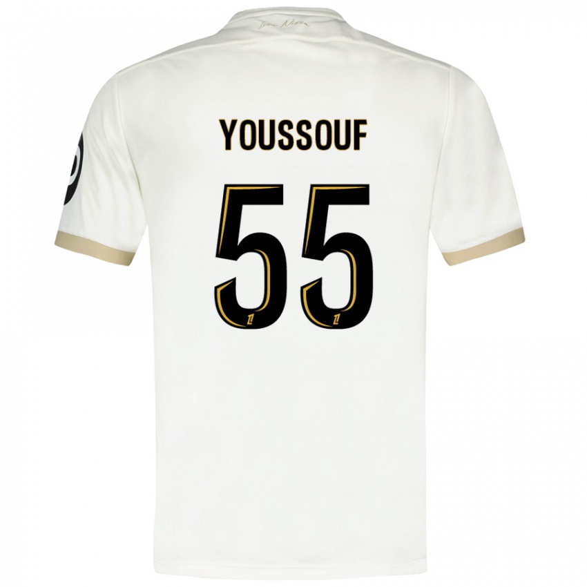 Mulher Camisola Youssouf Ndayishimiye #55 Ouro Branco Alternativa 2024/25 Camisa Brasil