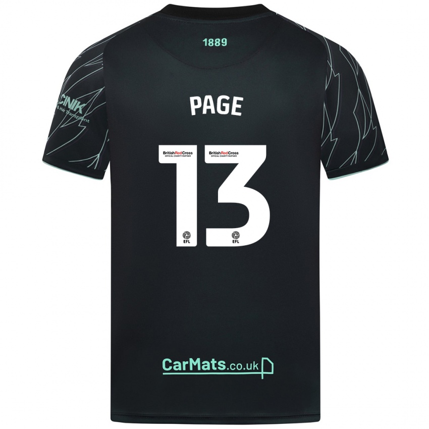 Mulher Camisola Olivia Page #13 Verde Preto Alternativa 2024/25 Camisa Brasil