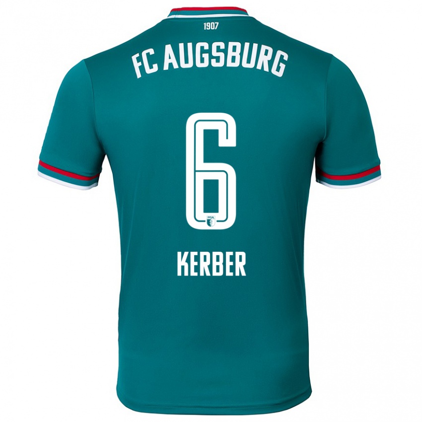 Mulher Camisola Luca Kerber #6 Verde Escuro Alternativa 2024/25 Camisa Brasil