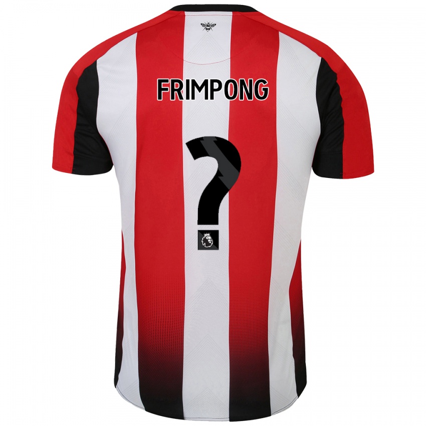 Criança Camisola Charles Frimpong #0 Vermelho Branco Principal 2024/25 Camisa Brasil