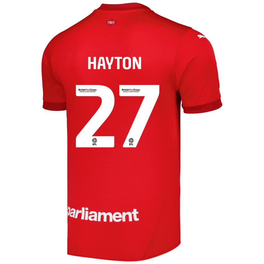 Criança Camisola Adam Hayton #27 Vermelho Principal 2024/25 Camisa Brasil