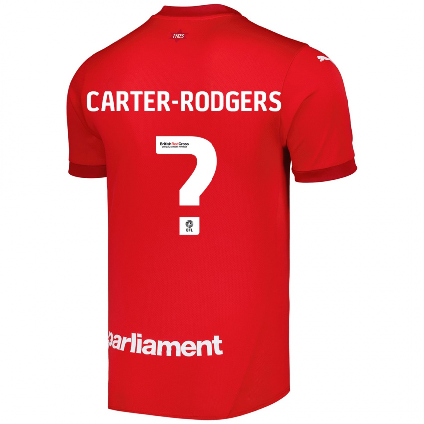 Criança Camisola Trent Carter-Rodgers #0 Vermelho Principal 2024/25 Camisa Brasil