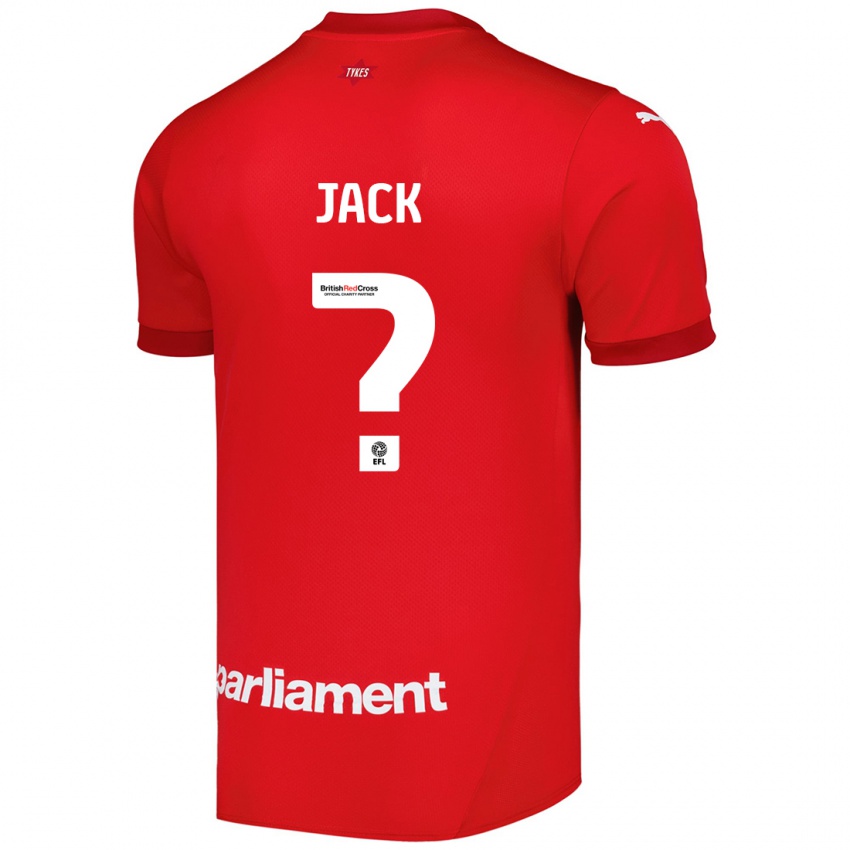 Criança Camisola Jack Woodcock #0 Vermelho Principal 2024/25 Camisa Brasil