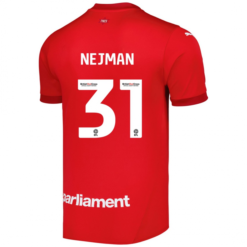 Criança Camisola Harrison Nejman #31 Vermelho Principal 2024/25 Camisa Brasil