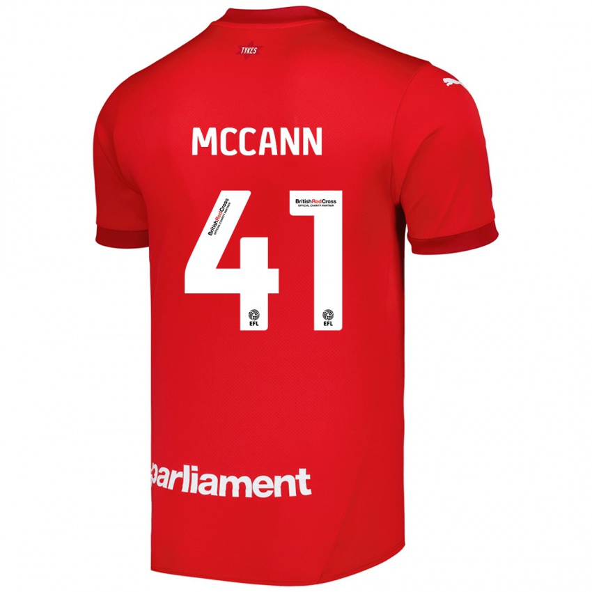 Criança Camisola Bayley Mccann #41 Vermelho Principal 2024/25 Camisa Brasil