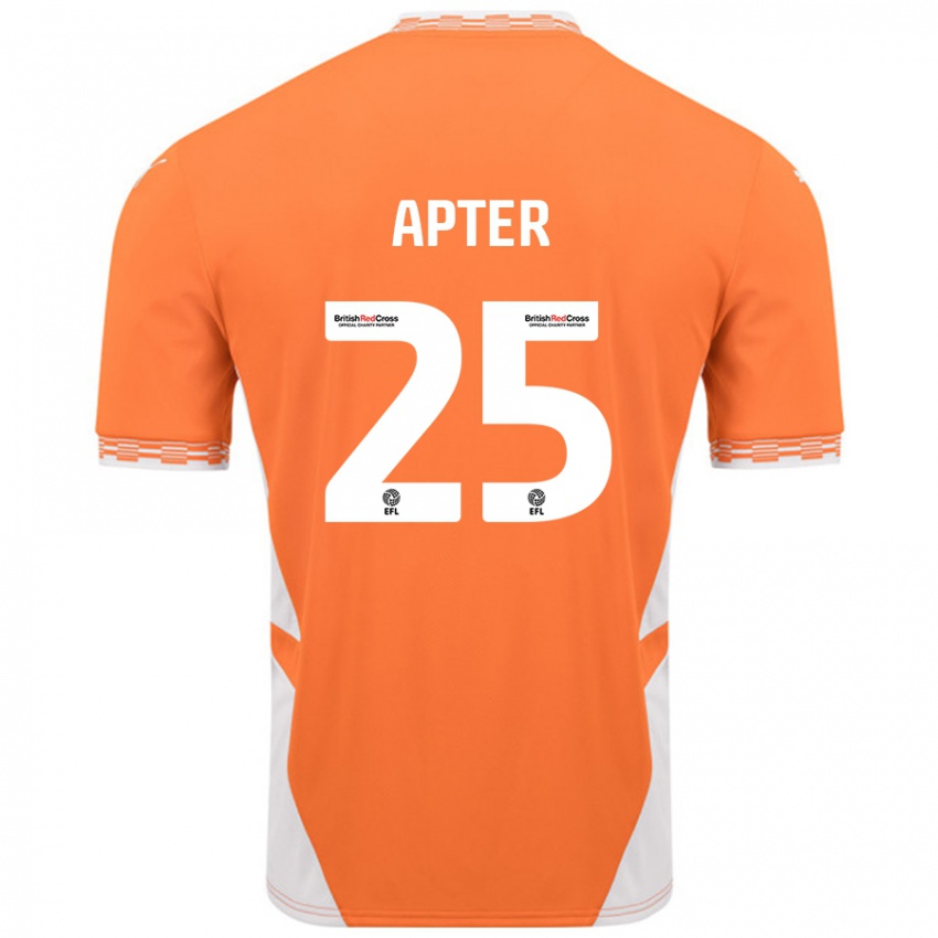 Criança Camisola Rob Apter #25 Branco Laranja Principal 2024/25 Camisa Brasil