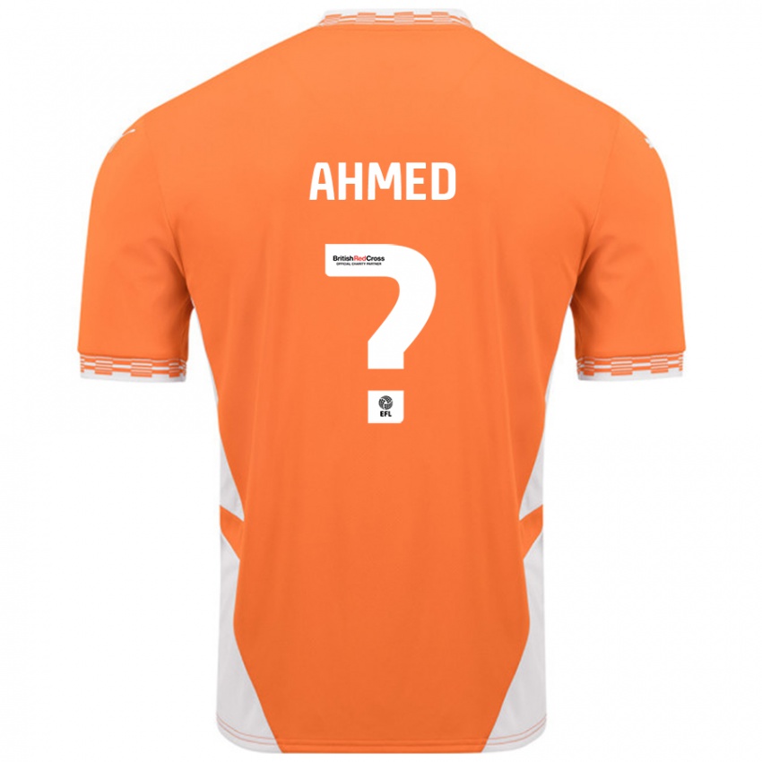 Criança Camisola Jibran Ahmed #0 Branco Laranja Principal 2024/25 Camisa Brasil