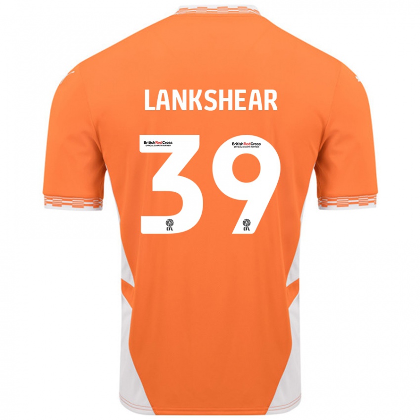 Criança Camisola Alex Lankshear #39 Branco Laranja Principal 2024/25 Camisa Brasil