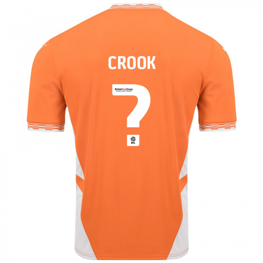 Criança Camisola Amy Crook #0 Branco Laranja Principal 2024/25 Camisa Brasil