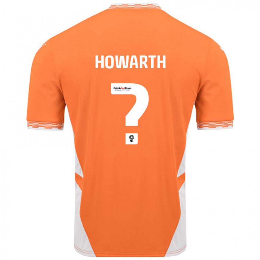 Criança Camisola Chloe Howarth #0 Branco Laranja Principal 2024/25 Camisa Brasil