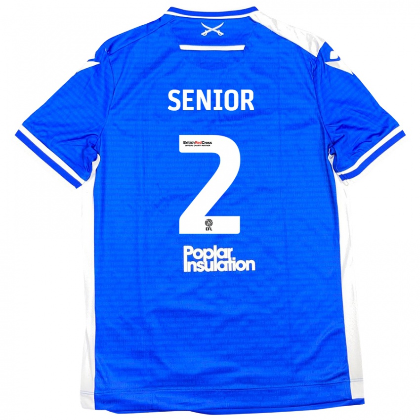 Criança Camisola Joel Senior #2 Branco Azul Principal 2024/25 Camisa Brasil