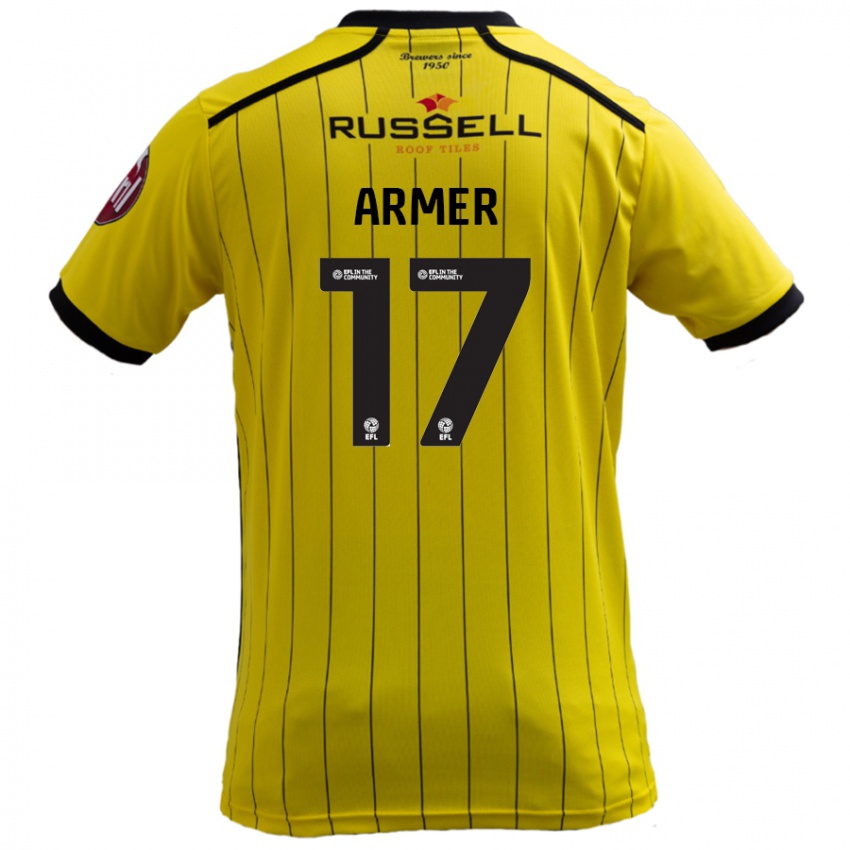 Criança Camisola Jack Armer #17 Amarelo Principal 2024/25 Camisa Brasil