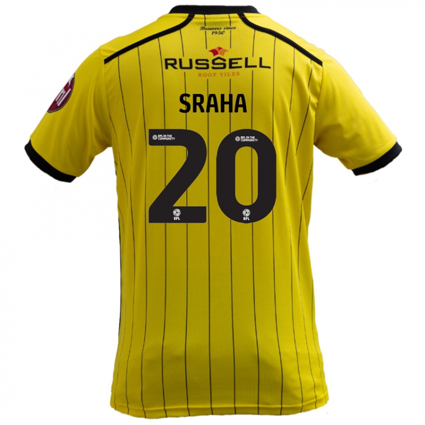 Criança Camisola Jason Sraha #20 Amarelo Principal 2024/25 Camisa Brasil