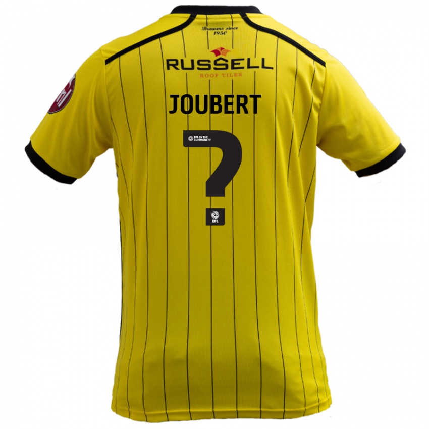 Criança Camisola Lucas Joubert #0 Amarelo Principal 2024/25 Camisa Brasil