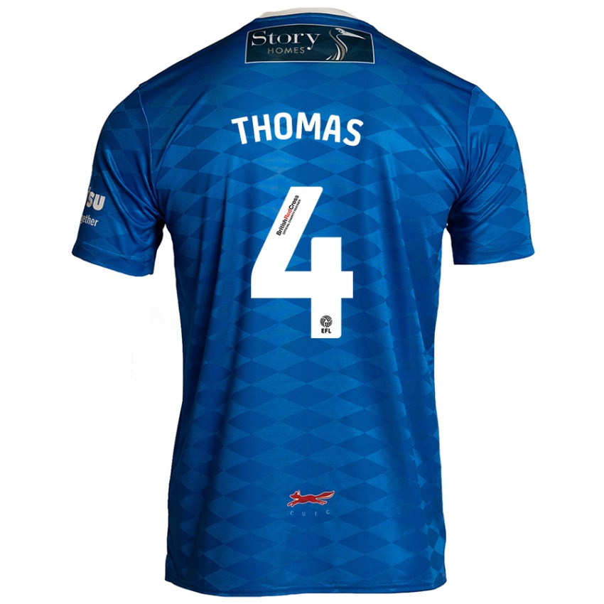 Criança Camisola Terell Thomas #4 Azul Principal 2024/25 Camisa Brasil