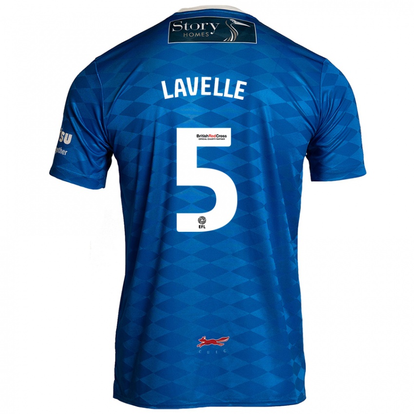 Criança Camisola Sam Lavelle #5 Azul Principal 2024/25 Camisa Brasil