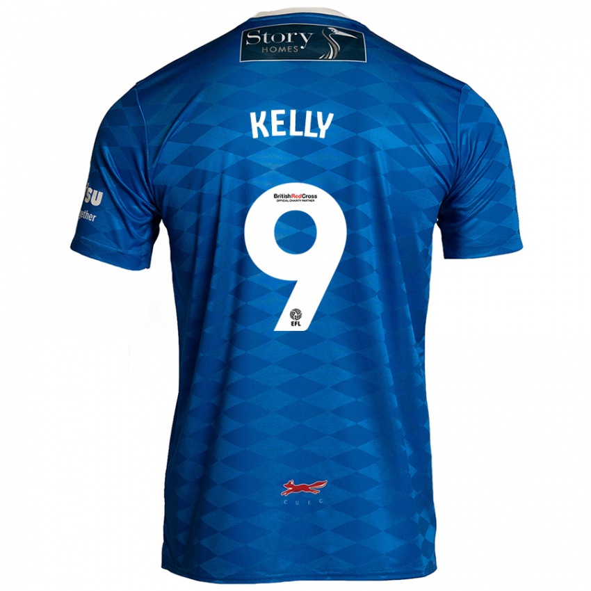 Criança Camisola Georgie Kelly #9 Azul Principal 2024/25 Camisa Brasil