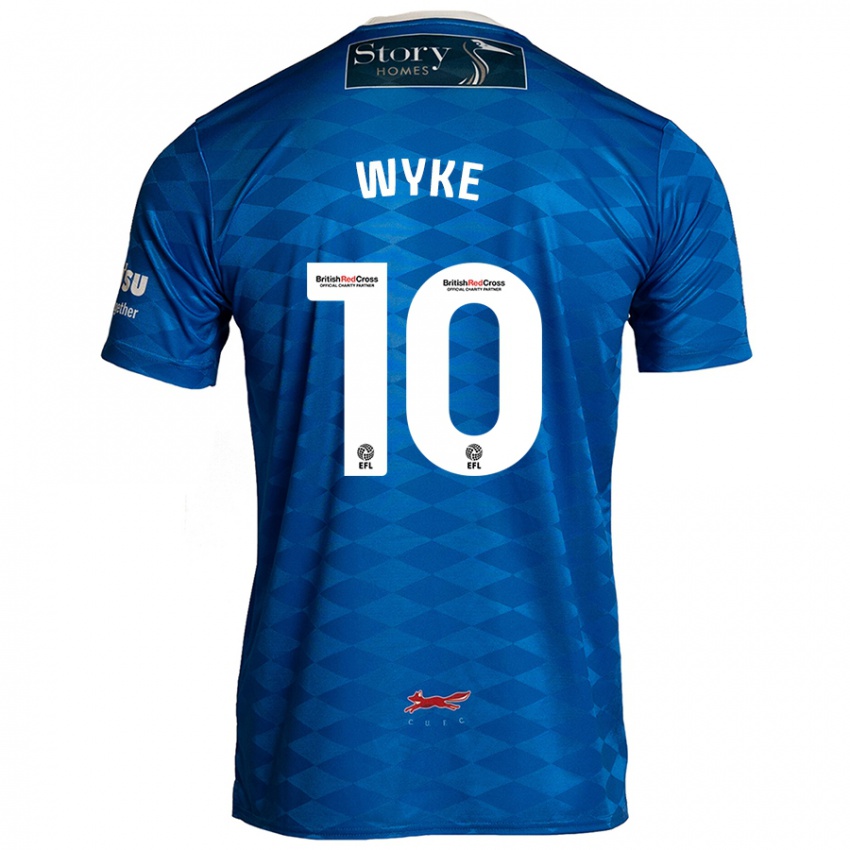 Criança Camisola Charlie Wyke #10 Azul Principal 2024/25 Camisa Brasil