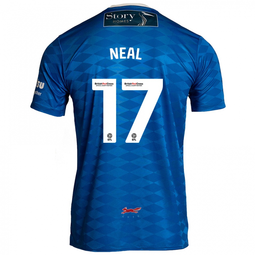 Criança Camisola Harrison Neal #17 Azul Principal 2024/25 Camisa Brasil