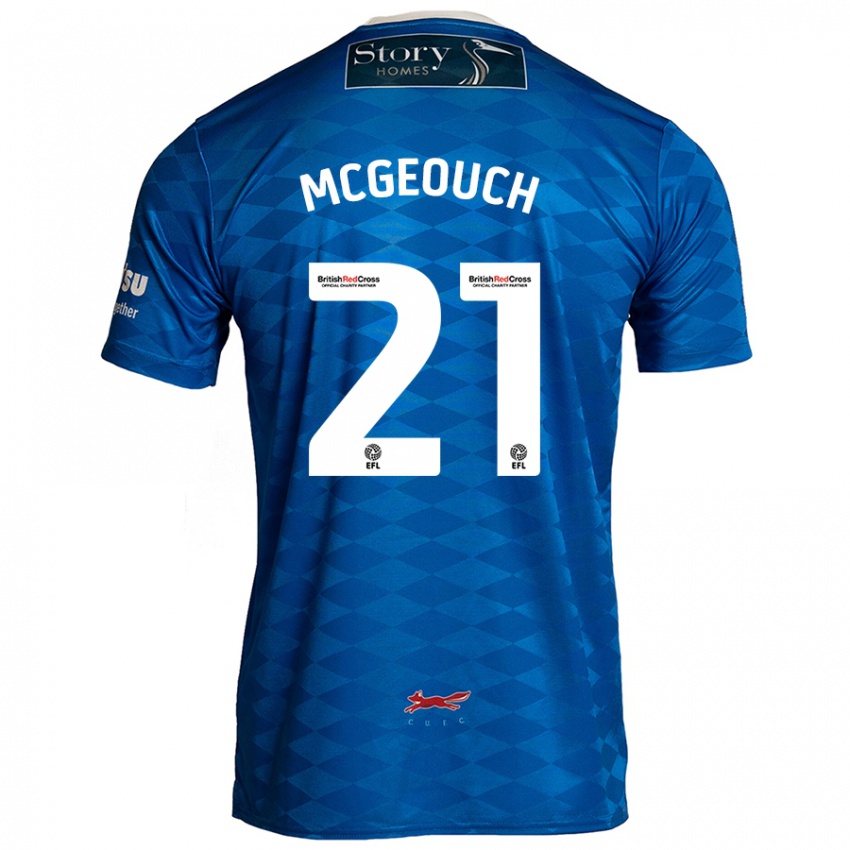 Criança Camisola Dylan Mcgeouch #21 Azul Principal 2024/25 Camisa Brasil