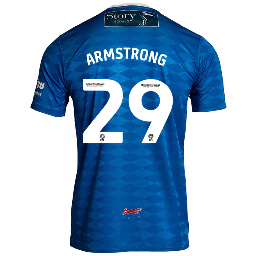 Criança Camisola Luke Armstrong #29 Azul Principal 2024/25 Camisa Brasil