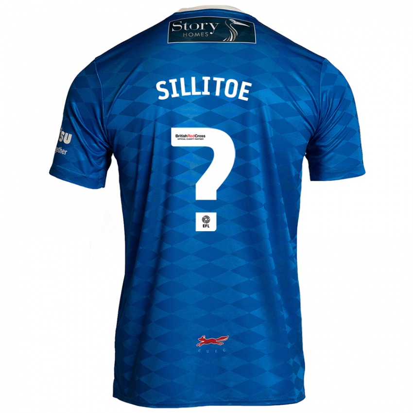 Criança Camisola Casey Sillitoe #0 Azul Principal 2024/25 Camisa Brasil