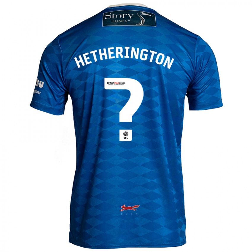 Criança Camisola Sam Hetherington #0 Azul Principal 2024/25 Camisa Brasil